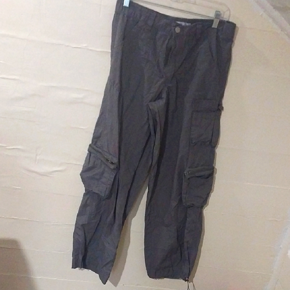 Rue21 2 Pair Charcoal Cargo And Black Cargo Pants